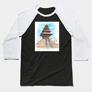 Nyatapola Temple - Bhaktapur Baseball T-Shirt